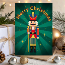 Retro Vintage Nutcracker Magic Christmas