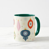 Retro Vintage Ornament Mug  Tasse (VorderseiteRechts)