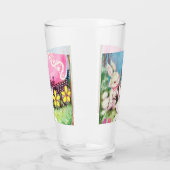 Retro Vintage Osterbrunnen Glas (Links)
