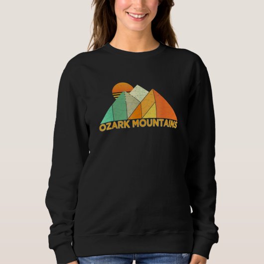 Retro Vintage Ozarkgebirge Sweatshirt (Vorderseite)