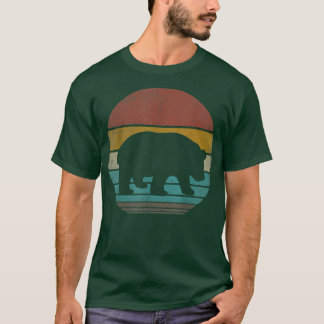 Retro Vintage Panda Bear Men Women Kid Family Anim T-Shirt