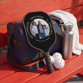 Retro Vintage Papa Spaß Sprüche Schwarzes Geschenk Pickleball Schläger