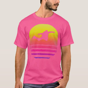 Retro Vintage Parachuting Skydiving Wingsurfing Fu T-Shirt