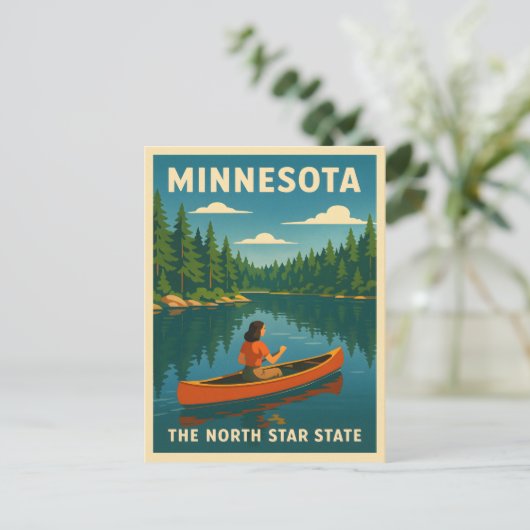 Retro Vintage Paradies für Kletterhexen: Postkarte (Stehend Vorderseite)