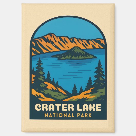 Retro Vintage Parco Tassino Parco Civico-Ciani Magnet (Vorderseite)