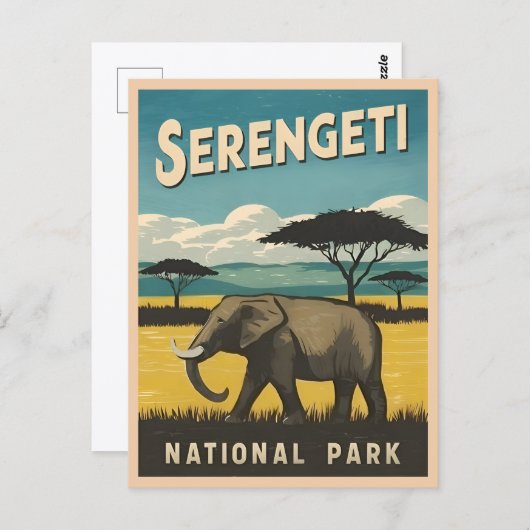 Retro Vintage Parco Tassino Postkarte (Vorne/Hinten)