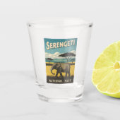 Retro Vintage Parco Tassino Schnapsglas (Vorderseite)