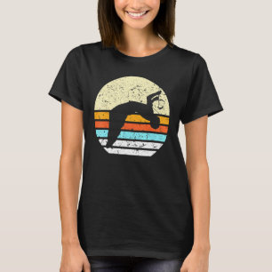 Retro-Vintage-Parkour-Silhouette Freerunning Jt T-Shirt