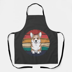 Retro Vintage Pembroke Welsh Corgi Liebhaber Hund Schürze