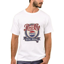 Retro-Vintage-Pepsi-Cola-Grafik-T-Shirt - 1950er J