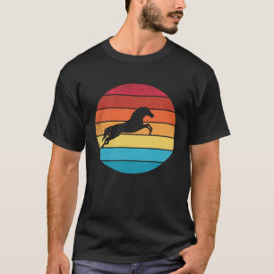 Retro Vintage Pferd und niedliches Tier 4 T-Shirt