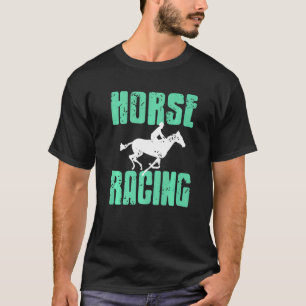 Retro Vintage Pferderennen  Cool  Geschenk T-Shirt