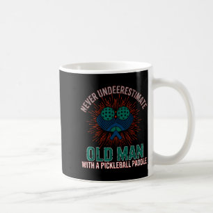 Retro Vintage Pickleball Rentner Vater lustig Kaffeetasse