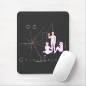 Retro Vintage Pionierplakette für Frauenschützer Mousepad (Mit Mouse)