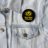 Retro Vintage Pixel Sonne Abgenutzt Sommerhitze Button (Beispiel)