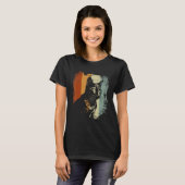 Retro Vintage Pixiebob Pixie Bob Katze T-Shirt (Vorne ganz)