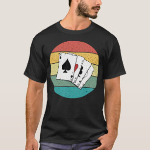 Retro-Vintage-Poker-Kartenspiel T-Shirt
