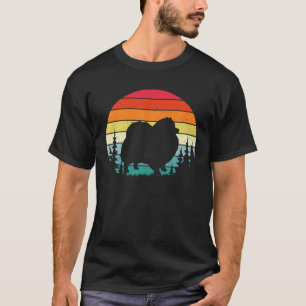 Retro Vintage Pomeranian Hunde Liebhaber Geschenk T-Shirt