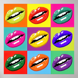 Retro-Vintage-Pop-Art-Plakat Poster