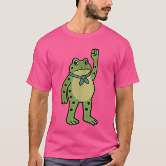 Retro Vintage Portland Frog Protest Funny Frog Res T-Shirt