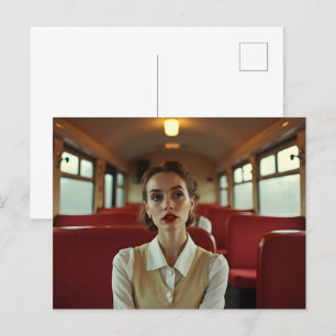 Retro-Vintage Postkarte