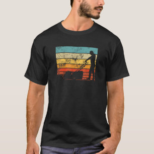 Retro Vintage-Rasenmäher Gärtner Rasenmähen T-Shirt
