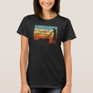 Retro Vintage Rasenmäher Rasenmäher T-Shirt