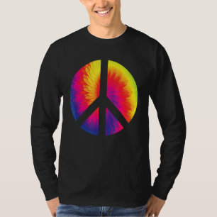 Retro Vintage Regenbogenfarben - Zeichen des Fried T-Shirt