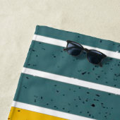 Retro Vintage Regenbogenstreifen Strandtuch (Beispiel)