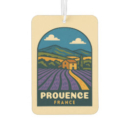 Retro Vintage Reise Provence Frankreich Landschaft Autolufterfrischer