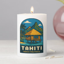 Retro Vintage Reise Tahiti Französisch-Polynesien