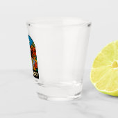 Retro Vintage Reisen Vermont Landschaft Landschaft Schnapsglas (Rechts)