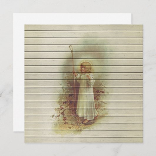 Retro | Vintage religiöse Weihnachten (Vorne/Hinten)