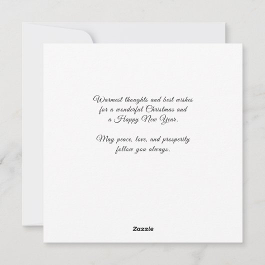 Retro | Vintage religiöse Weihnachten (Rückseite)