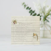 Retro | Vintage religiöse Weihnachten (Stehend Vorderseite)