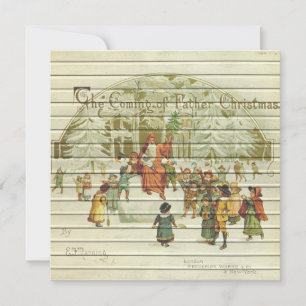 Retro Vintage religiöses Weihnachten
