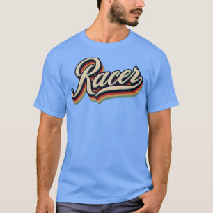 Retro Vintage Rennfahrer T-Shirt