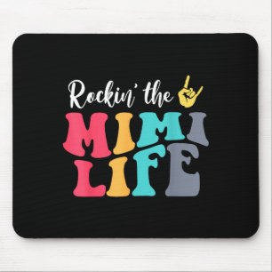 Retro Vintage rockt das Mimi-Leben zum Geburtstag Mousepad