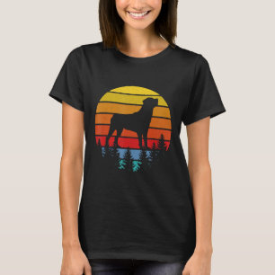 Retro Vintage Rottweiler T-Shirt Geschenk für Hund