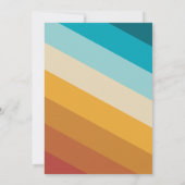 Retro Vintage Santa Business Christmas Party  Einladung (Rückseite)