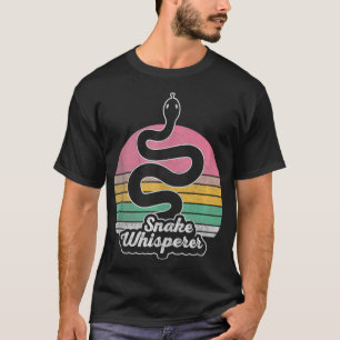 Retro Vintage Schlangenbeschwörer Schlangenliebhab T-Shirt