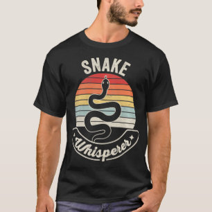 Retro Vintage Schlangenbeschwörer Schlangenliebhab T-Shirt