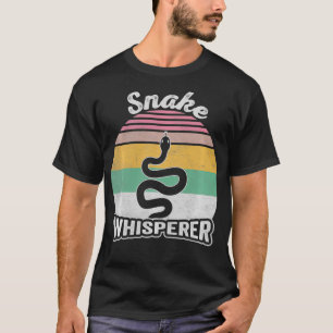 Retro Vintage Schlangenbeschwörer Schlangenliebhab T-Shirt
