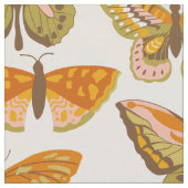Retro Vintage Schmetterlinge  Stoff (Nahaufnahme)