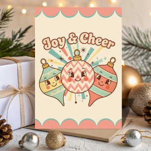Retro Vintage Schmuck Freude Weihnachten