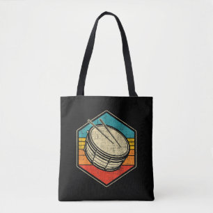 Retro Vintage-Schnarrtrommel - Marschierende Kapel Tasche
