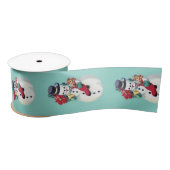 Retro Vintage Schneefeste Satinband (Spule)