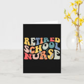 Retro Vintage Schulkrankenversorgung Karte (Gelbe Blume)