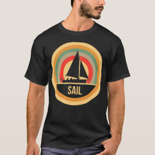 Retro Vintage-Segeln für Segler T-Shirt