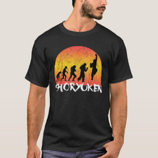 Retro Vintage Shoryuken Kämpfer Evolution Lustig M T-Shirt